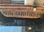Riviera Maison Mand Pain Quotidien, Mand, Ophalen of Verzenden, Zo goed als nieuw, Riet