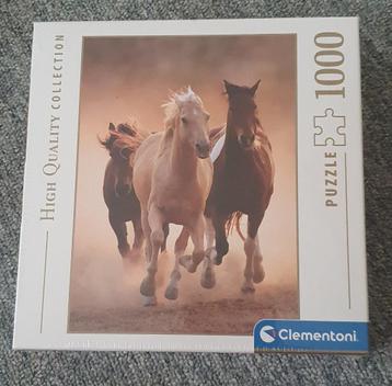 Puzzel. 1000 st. Running Horses. NIEUW!. beschikbaar voor biedingen