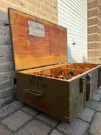 Legerkist op wieltjes, Ophalen