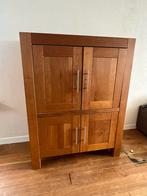 Massief eiken houten kast, Huis en Inrichting, Kasten | Computermeubels, Ophalen, 70 tot 120 cm, Zo goed als nieuw, 40 tot 80 cm