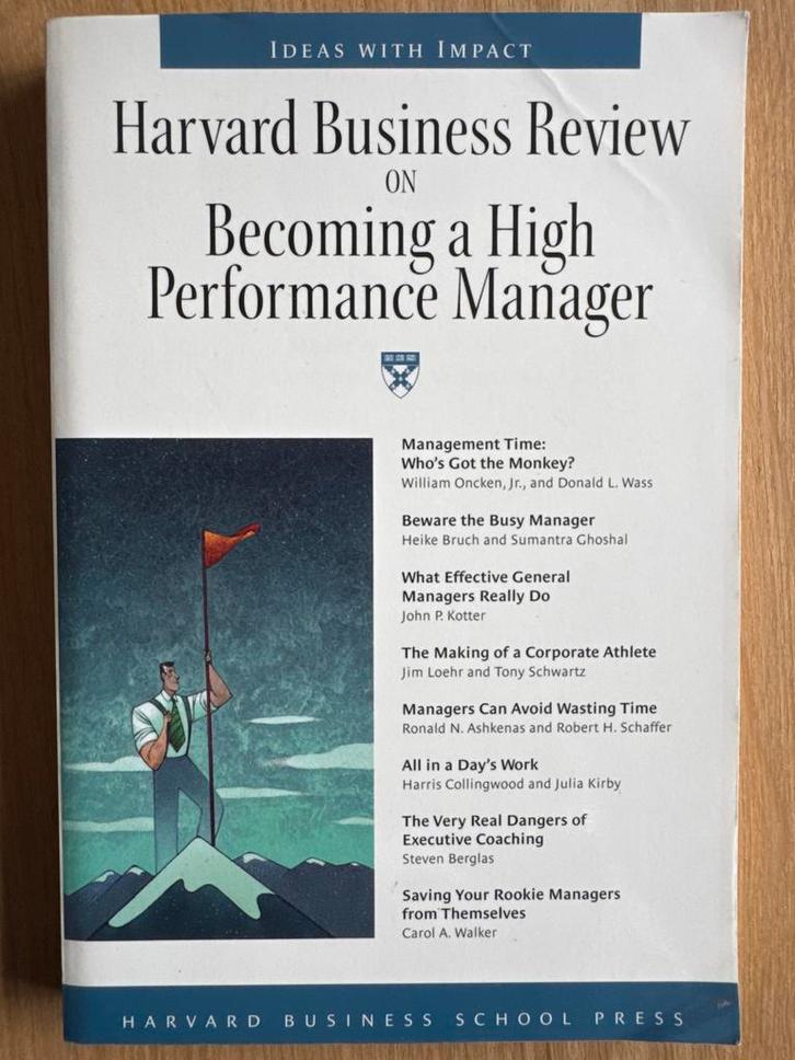 Harvard Business Review: High Performance Manager, Boeken, Economie, Management en Marketing, Gelezen, Management, Ophalen of Verzenden