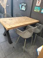 Steigerhout tuin tafel, Ophalen, Zo goed als nieuw, Rechthoekig, Hout