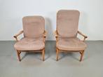 Set 2 vintage beuken fauteuil farstrup casa refurbished ´60, Huis en Inrichting, Fauteuils, Ophalen, N, N, Vintage
