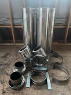 Isoduct RVS Dubbelwandig Rookgasafvoer 150/220, Doe-het-zelf en Verbouw, Buizen en Afvoer, Ophalen, Afvoer, Gebruikt, 2 tot 4 meter