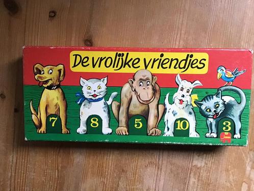Vintage knikker spel. De vrolijke vriendjes., Verzamelen, Retro, Ophalen of Verzenden