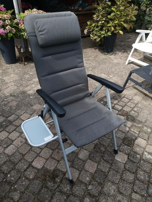 2 Campingstoelen met verstelbare rugleuning, Caravans en Kamperen, Kampeermeubelen, Gebruikt, Campingstoel, Ophalen