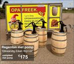 Regenton met pomp € 175 - OpaFreek, Ophalen, Nieuw, Hout, Met pomp