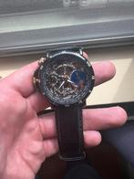 Theorema Sao Paulo, Sieraden, Tassen en Uiterlijk, Horloges | Heren, Overige merken, Overige materialen, Leer, Polshorloge