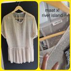 Jurk tuniek goud maat xl River island Super mooi voor het vo, Overige kleuren, Maat 46/48 (XL) of groter, Ophalen of Verzenden