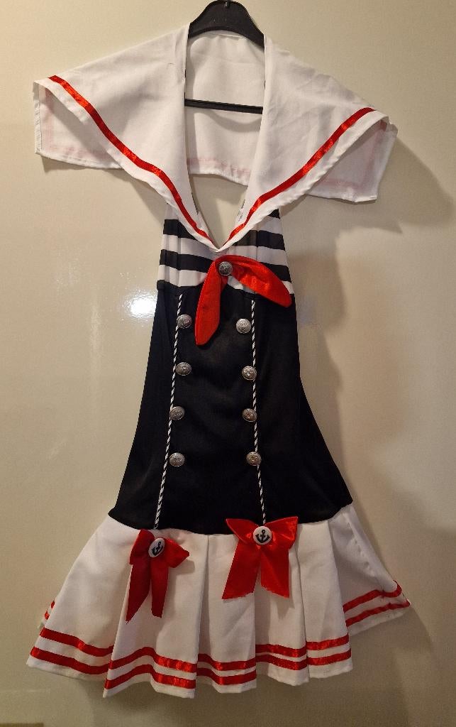 Matroos jurkje, Carnaval, Ophalen of Verzenden, Zo goed als nieuw, Kleding