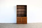 vintage boekenkast | wandkast | jaren 60 | Zweden, Gebruikt, Teakhout, Timbeije@hotmail.com, Ophalen of Verzenden