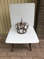 Kroon decoratieve metalen kroon., Antiek en Kunst, Antiek | Tin, Ophalen