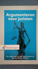ZGAN argumenteren voor juristen, Boeken, Studieboeken en Cursussen, Zo goed als nieuw, Noordhoff Uitgevers, Gamma, HBO