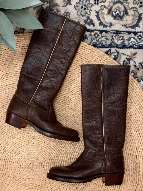 Vato hoge laarzen 37 western boots bohemian laarzen, Kleding | Dames, Schoenen, Zo goed als nieuw, Hoge laarzen, Bruin, Ophalen of Verzenden