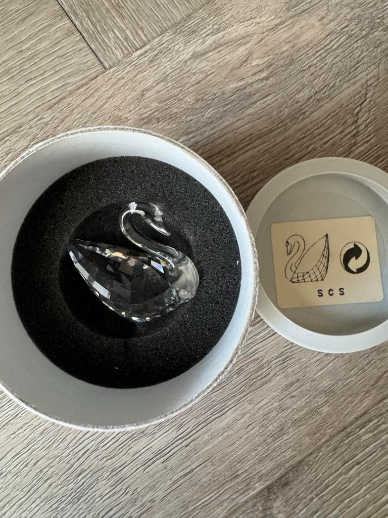 Swarovski Kristallen kleone Zwaan in Originele Verpakking, Swarovski, Swarovski, Verzenden, Zo goed als nieuw