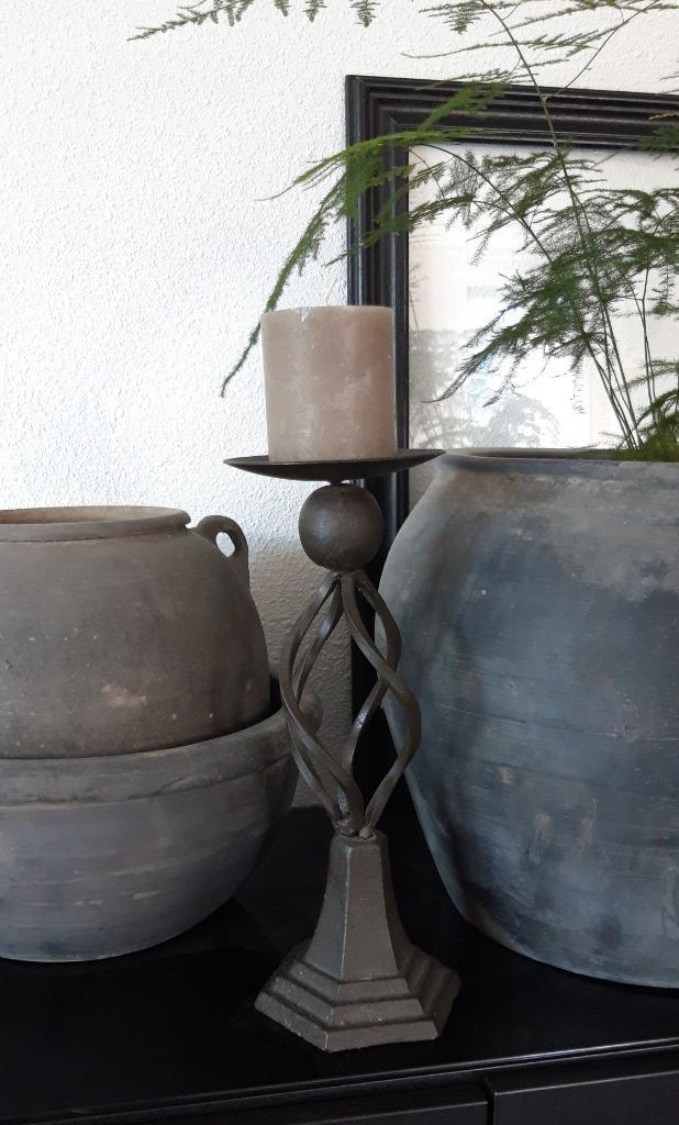 Smeedijzeren kandelaar kandelaren, Antiek en Kunst, Antiek | Kandelaars, Ophalen