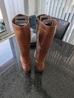 Leren laarzen maat 38, Kleding | Dames, Schoenen, Ophalen, Hoge laarzen, Bruin, Gedragen