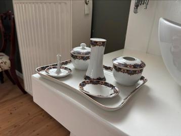 Porseleinen toiletstel – Pirkenhammer Tsjechië – beschikbaar voor biedingen