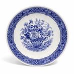 Boch Delfts wandbord blauw wit vintage Belgisch keramiek, Boch, Ophalen of Verzenden, Zo goed als nieuw, Nvt, vintage