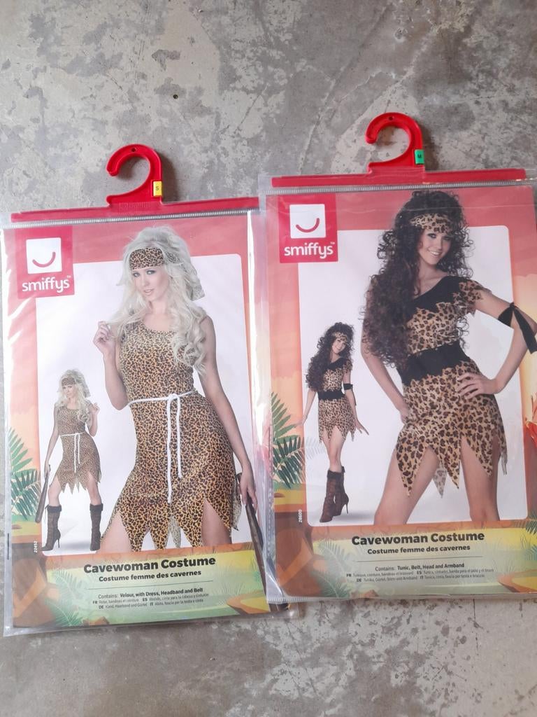 Smiffys Cavewoman Kostuum, Maat 38/40 (M), Carnaval, Smiffys, Nieuw