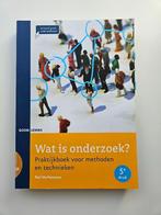 Wat is onderzoek?, Verzenden, HBO, Zo goed als nieuw, Boom Lemma
