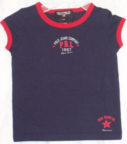 Donkerblauw Ralph Lauren shirt maat 116 *NIEUW* (1634), Kinderen en Baby's, Kinderkleding | Maat 116, Nieuw, Meisje, Shirt of Longsleeve