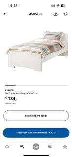 Askvoll bed, Luroy lattenbodem, Vestmarka matras, Ophalen, Eenpersoons, Zo goed als nieuw, 200 cm