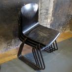 Pagholz Stoelen, Vijf, Zes of meer stoelen, Metaal, Gebruikt, Zwart