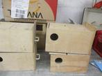 4 broedblokken     hout, Dieren en Toebehoren, Vogels | Toebehoren, Ophalen, Zo goed als nieuw, Kooi-accessoires