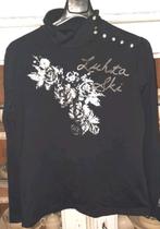 Zwarte tricot (ski) pully/shirt van Luhta maat L, Kleding | Dames, Luhta, Verzenden, Zwart, Zo goed als nieuw