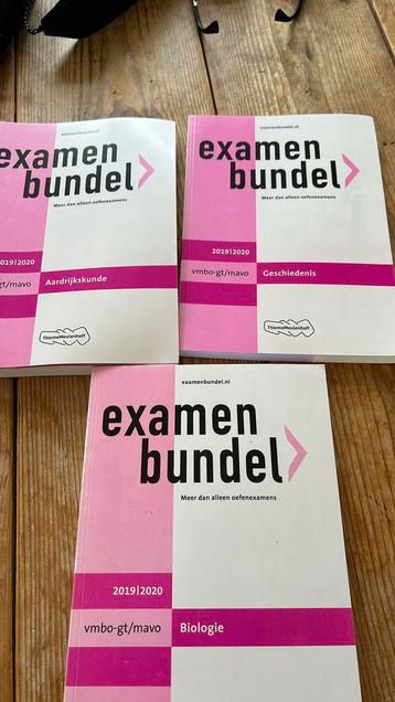 Vmbo-gt/mavo oude examenbundels beschikbaar voor biedingen