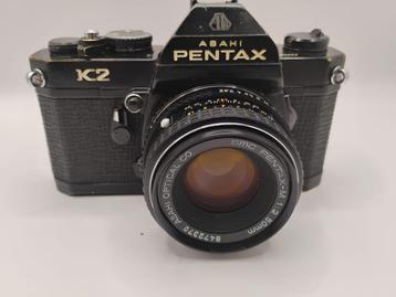 Pentax K2 met Pentax 50 mm lens beschikbaar voor biedingen