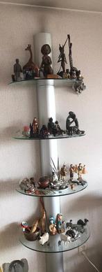 Open wandvitrine met verlichting, Ophalen, Zo goed als nieuw