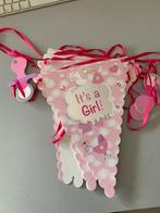 Geboorteslingers MEISJE, Ophalen of Verzenden, Zo goed als nieuw, Geboortebord