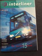 Interliner magazine nov ’94 en 3 flyers, Verzamelen, Spoorwegen en Tramwegen, Boek of Tijdschrift, Bus of Metro, Ophalen of Verzenden