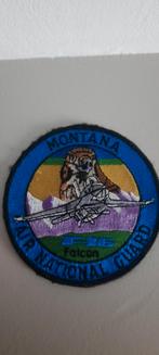 F16 montana air national guard, Ophalen of Verzenden, Zo goed als nieuw, Patch, Badge of Embleem