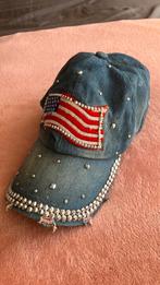 Petje usa jeans pet, Kleding | Heren, Ophalen of Verzenden, Zo goed als nieuw