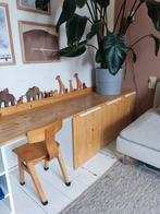 Houten Bureau met Boekenkast sideboard kinder speelgoedkast, Kast, Minder dan 50 cm, Ophalen, Minder dan 90 cm