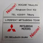 Oude sticker.  ROGAM Tilburg bv.   MITSUBISHI Motors., Ophalen of Verzenden, Zo goed als nieuw, Overige typen