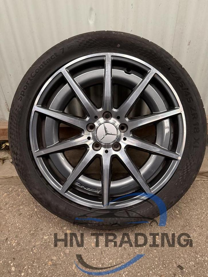 18-inch velg inclusie band Mercedes C-klasse C43 AMG W206 S, Auto-onderdelen, Banden en Velgen, Banden en Velgen, Personenwagen
