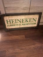 Oud Heineken Reclamebord, Ophalen, Gebruikt, Minder dan 100 cm, Rechthoekig