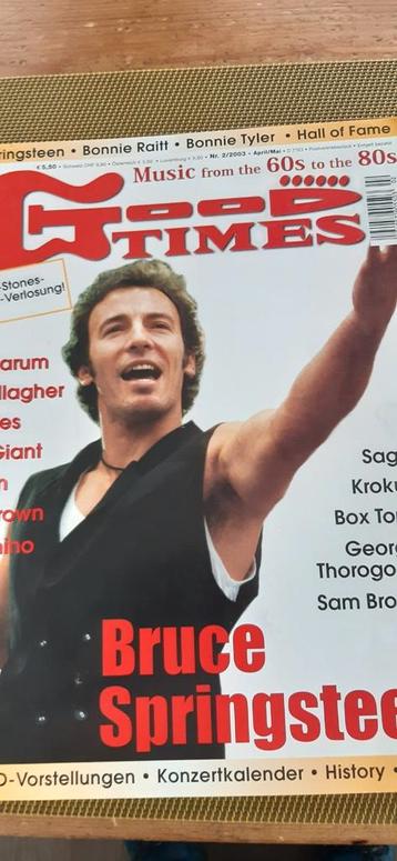 Uniek Duits muziekblad GOOD TIMES met o.a. Bruce Springsteen