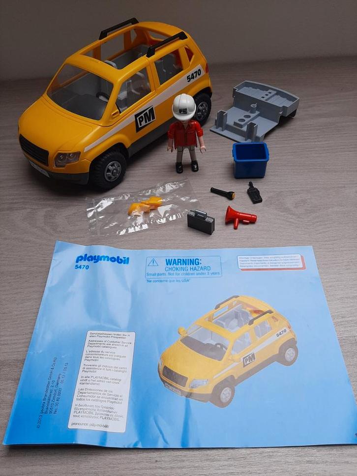 Playmobil 5470 Werfleider met voertuig, Kinderen en Baby's, Speelgoed | Playmobil, Zo goed als nieuw, Complete set, Ophalen of Verzenden