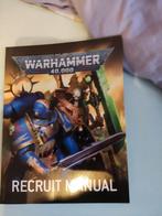Warhammer 40k recruit manual, Hobby en Vrije tijd, Wargaming, Warhammer, Boek of Catalogus, Ophalen of Verzenden, Zo goed als nieuw