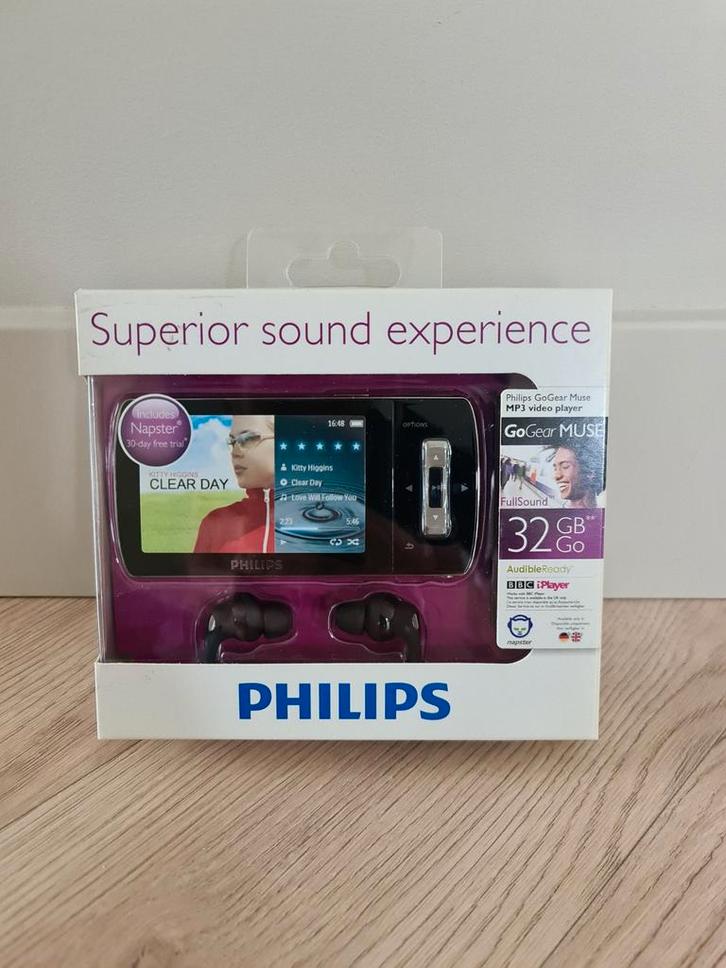 Philips GoGear Muse 32GB - MP3 Speler - Nieuw in verpakking!, Audio, Tv en Foto, Mp3-spelers | Apple iPod, Nieuw, Overige types