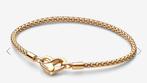 Pandora Moments Studded Schakelarmband van 5 maanden oud, Ophalen, Nieuw, Goud