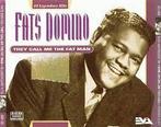 Fats Domino - They call me the fat man - 2 cds greatest hits, Ophalen of Verzenden, Zo goed als nieuw, Rock-'n-Roll