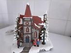 Kersttafereel kerk met verlichting op stroom, Ophalen of Verzenden, Zo goed als nieuw