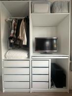 Ikea Pax-kast wit (2,5 jaar oud) 1,75bx0,58dx2,36h, Ophalen, Zo goed als nieuw, 50 tot 75 cm, 200 cm of meer