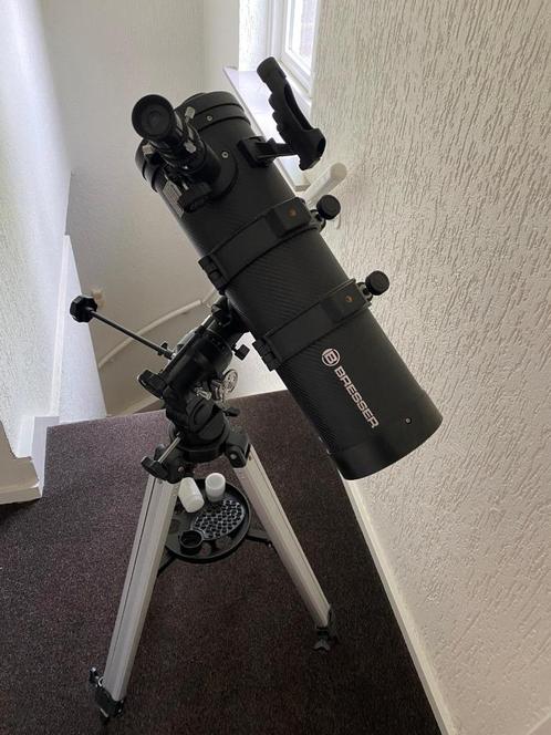 BRESSER Pluto 114/500 EQ2 Telescoop, Hobby en Vrije tijd, Overige Hobby en Vrije tijd, Zo goed als nieuw, Ophalen of Verzenden